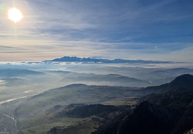Widok z Trzech Koron